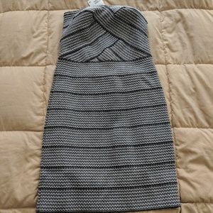 H&M Divided strapless strech tight dress 6